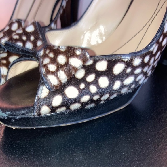Kate Spade Pony Hair Sling Back Pumps - Picture 2 of 13